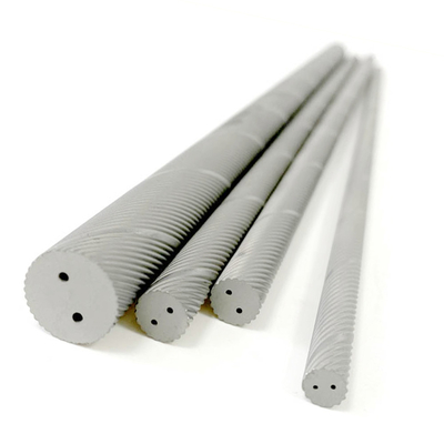 Tungstène hélicoïdal Rod Stock de Rod K15 OD 8.3mm de trou de liquide réfrigérant de carbure solide